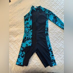 Kids Blue and Black One Piece
